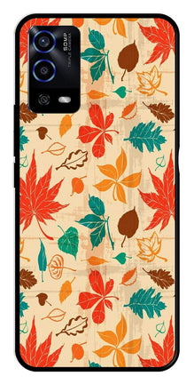 Leafs Design Metal Mobile Case for Oppo A55