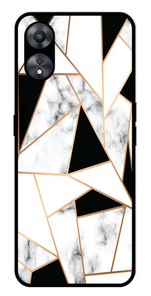 Marble Design2 Metal Mobile Case for Oppo A58 5G