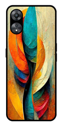 Modern Art Metal Mobile Case for Oppo A58 5G