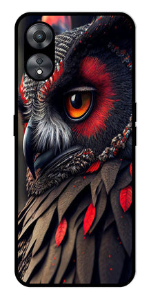 Owl Design Metal Mobile Case for Oppo A58 5G