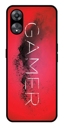 Gamer Pattern Metal Mobile Case for Oppo A58 5G