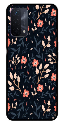 Floral Pattern Metal Mobile Case for Oppo F19