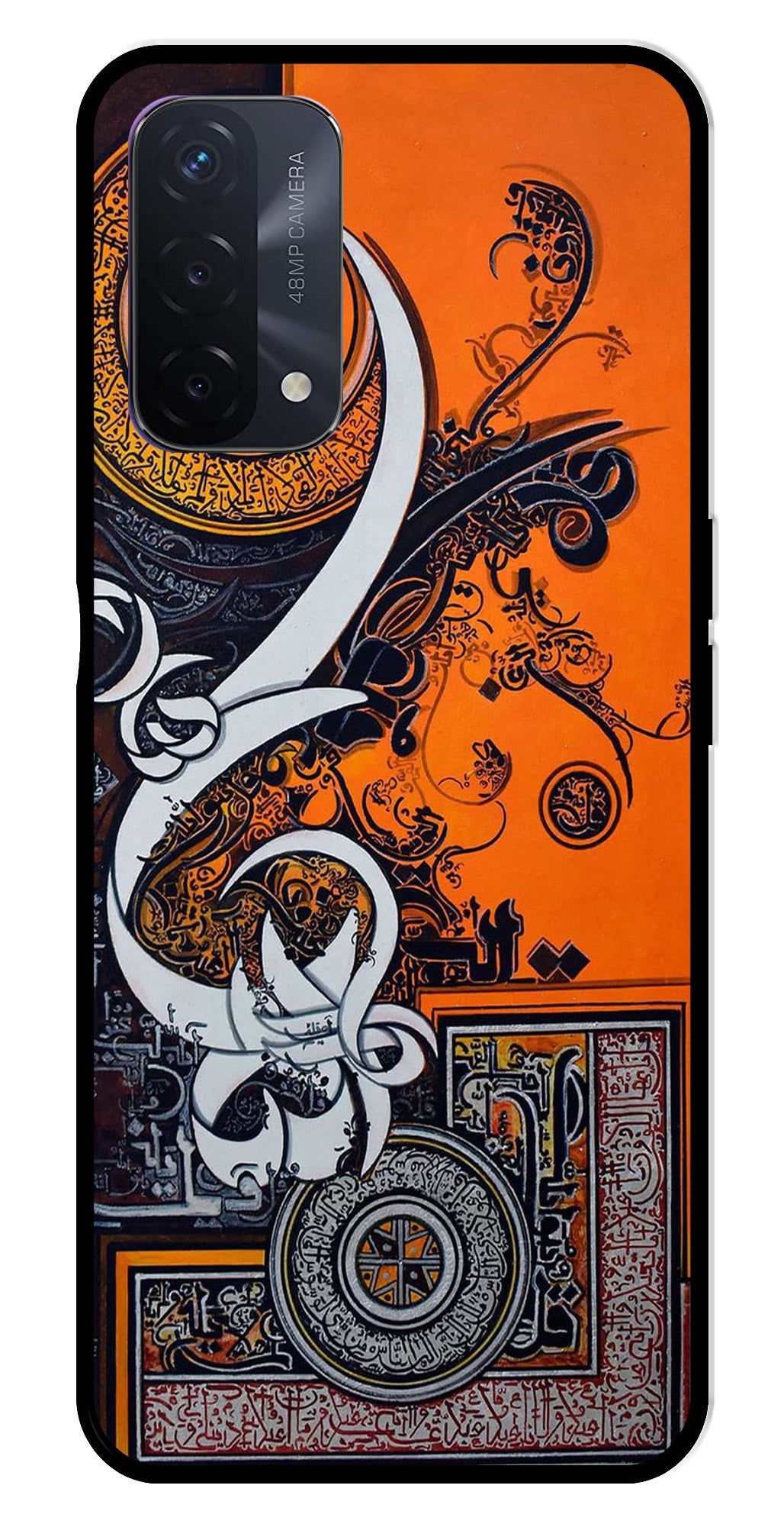 Qalander Art Metal Mobile Case for Oppo F19   (Design No -16)