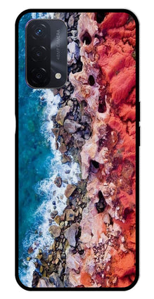 Sea Shore Metal Mobile Case for Oppo F19