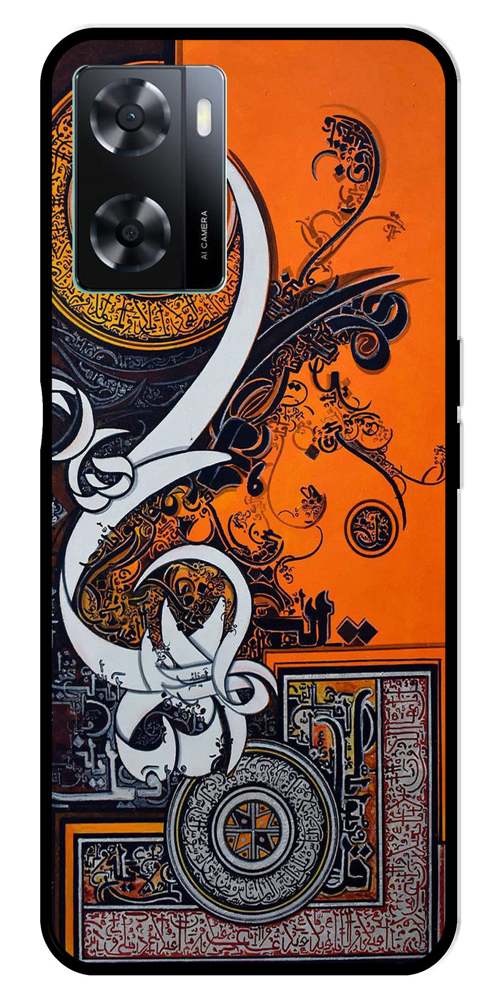 Qalander Art Metal Mobile Case for Oppo A77s 4G   (Design No -16)