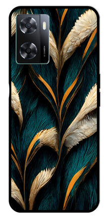 Feathers Metal Mobile Case for Oppo A77s 4G