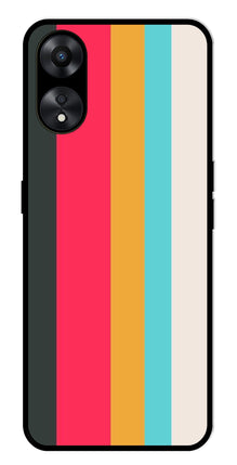 Muted Rainbow Metal Mobile Case for Oppo A78 5G