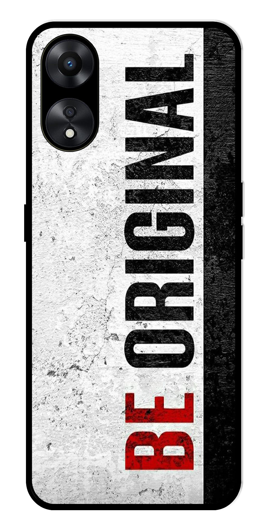 Be Original Metal Mobile Case for Oppo A78 5G   (Design No -38)