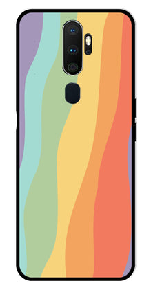 Muted Rainbow Metal Mobile Case for Oppo A9 2020