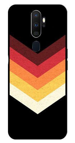 MultiColor Arrow Metal Mobile Case for Oppo A9 2020   (Design No -04)