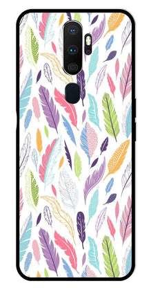 Colorful Feathers Metal Mobile Case for Oppo A9 2020