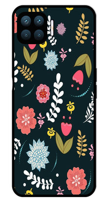 Floral Pattern2 Metal Mobile Case for Oppo F17 Pro