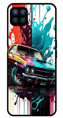 Vintage Car Metal Mobile Case for Oppo F17 Pro