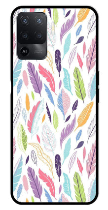 Colorful Feathers Metal Mobile Case for Oppo A94