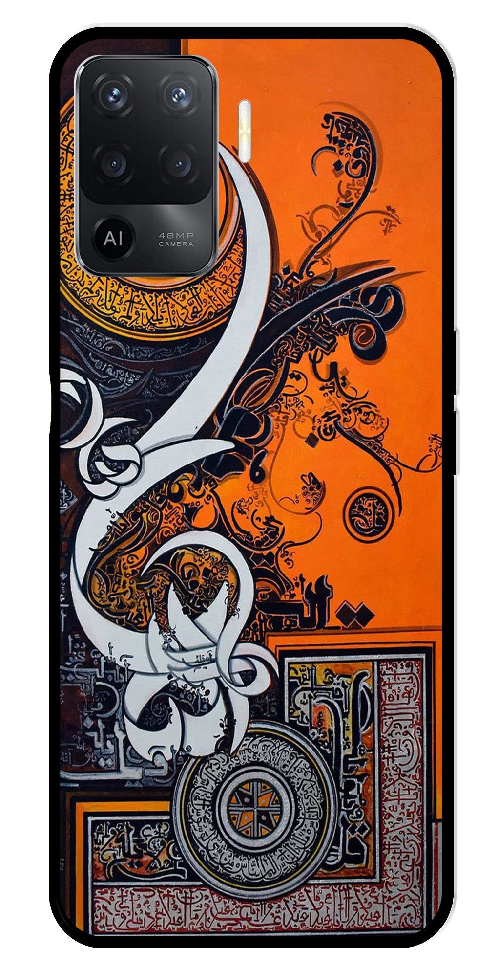 Qalander Art Metal Mobile Case for Oppo A94   (Design No -16)