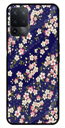 Flower Design Metal Mobile Case for Oppo Reno5 F