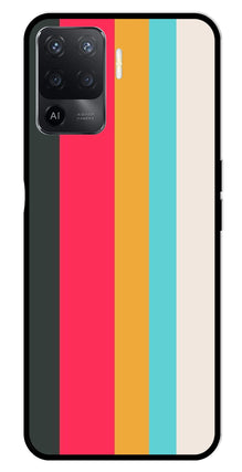 Muted Rainbow Metal Mobile Case for Oppo Reno5 F