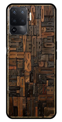 Alphabets Metal Mobile Case for Oppo A94