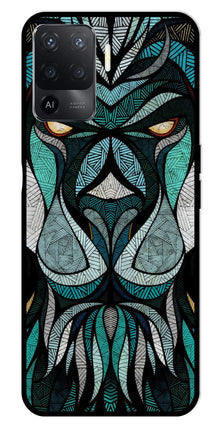 Lion Pattern Metal Mobile Case for Oppo A94