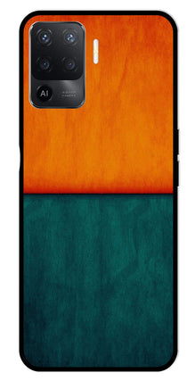 Orange Green Pattern Metal Mobile Case for Oppo A94