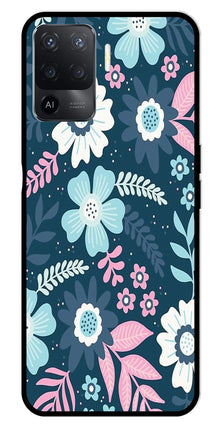 Flower Leaves Design Metal Mobile Case for Oppo A94