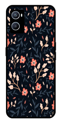 Floral Pattern Metal Mobile Case for Oppo A96