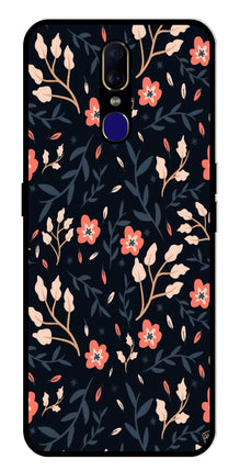 Floral Pattern Metal Mobile Case for Oppo F11