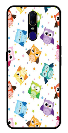 Owls Pattern Metal Mobile Case for Oppo F11