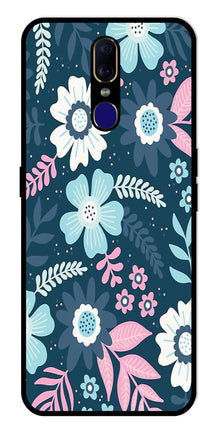 Flower Leaves Design Metal Mobile Case for Oppo F11