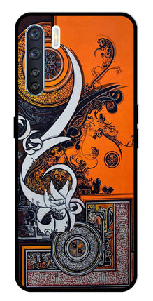 Qalander Art Metal Mobile Case for Oppo F15