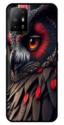 Owl Design Metal Mobile Case for Oppo F19 Pro Plus