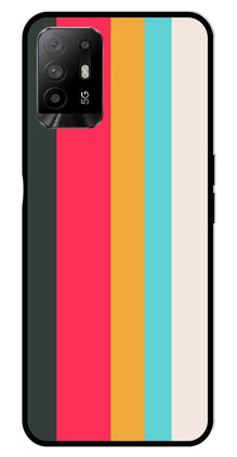 Muted Rainbow Metal Mobile Case for Oppo F19 Pro Plus