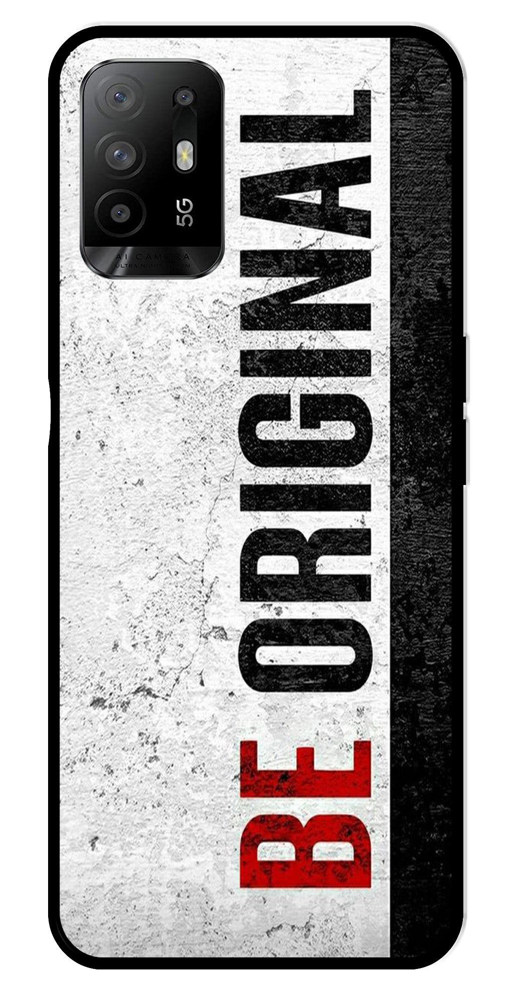 Be Original Metal Mobile Case for Oppo F19 Pro Plus   (Design No -38)