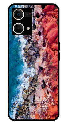 Sea Shore Metal Mobile Case for Oppo F21 Pro