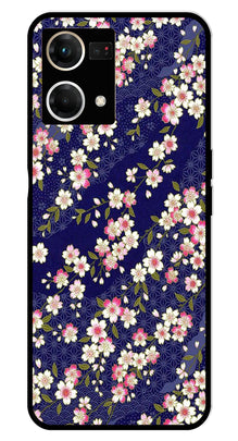 Flower Design Metal Mobile Case for Oppo F21 Pro