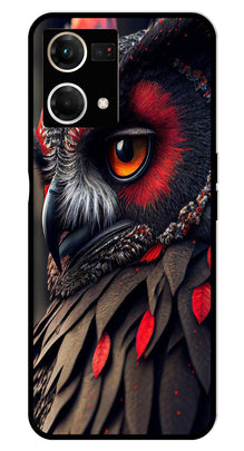 Owl Design Metal Mobile Case for Oppo F21 Pro