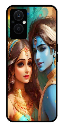 Lord Radha Krishna Metal Mobile Case for Oppo F21 Pro 5G