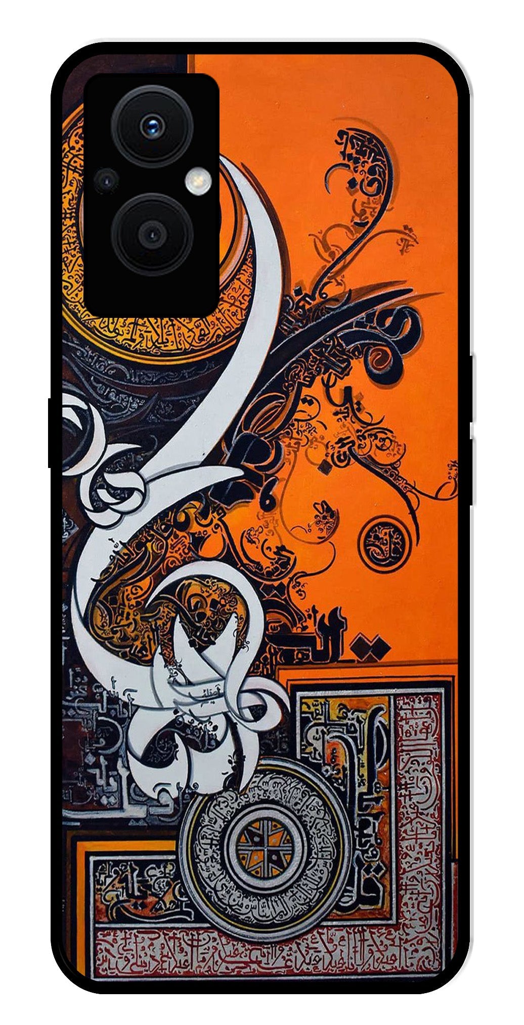 Qalander Art Metal Mobile Case for Oppo F21 Pro 5G    (Design No -16)