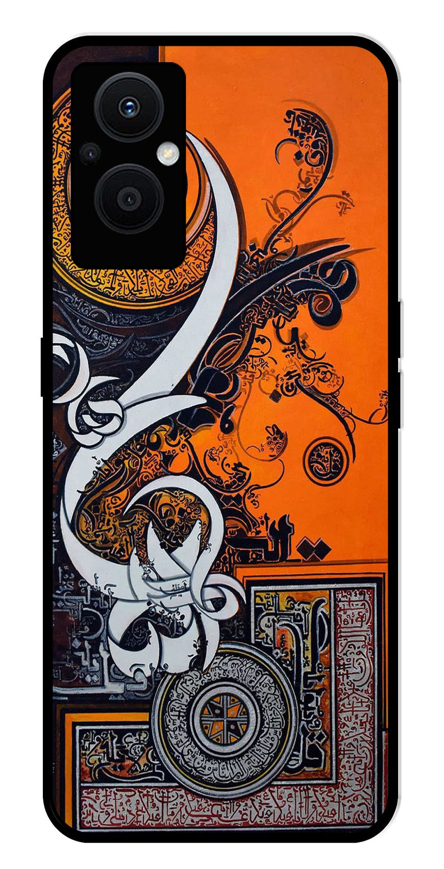 Qalander Art Metal Mobile Case for Oppo F21 Pro 5G    (Design No -16)