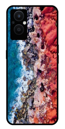 Sea Shore Metal Mobile Case for Oppo F21 Pro 5G