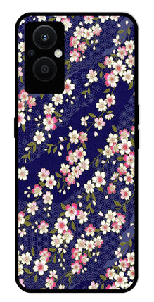 Flower Design Metal Mobile Case for Oppo F21 Pro 5G