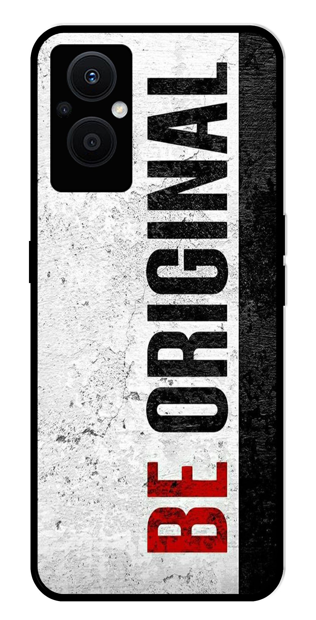 Be Original Metal Mobile Case for Oppo F21 Pro 5G    (Design No -38)