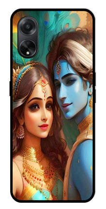 Lord Radha Krishna Metal Mobile Case for Oppo F23 5G