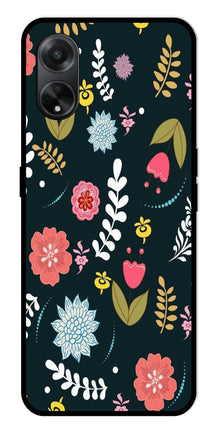 Floral Pattern2 Metal Mobile Case for Oppo F23 5G