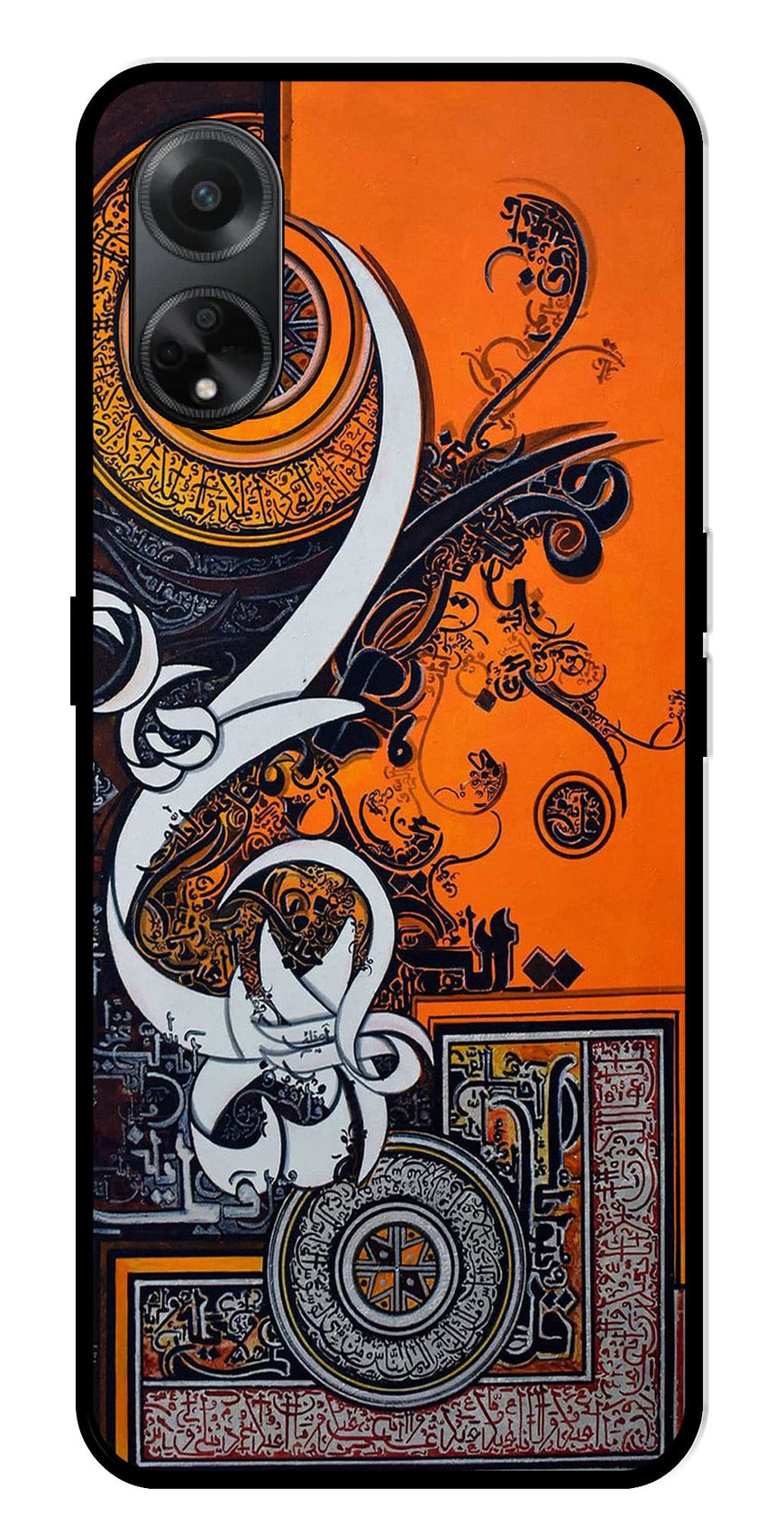 Qalander Art Metal Mobile Case for Oppo F23 5G    (Design No -16)