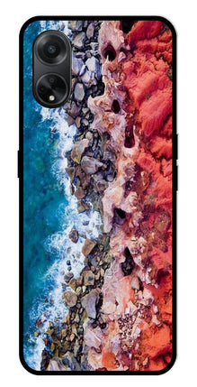 Sea Shore Metal Mobile Case for Oppo F23 5G