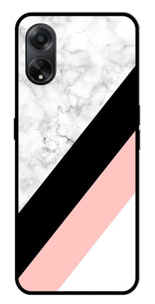 Marble Design Metal Mobile Case for Oppo F23 5G