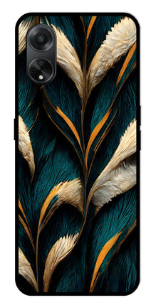 Feathers Metal Mobile Case for Oppo F23 5G