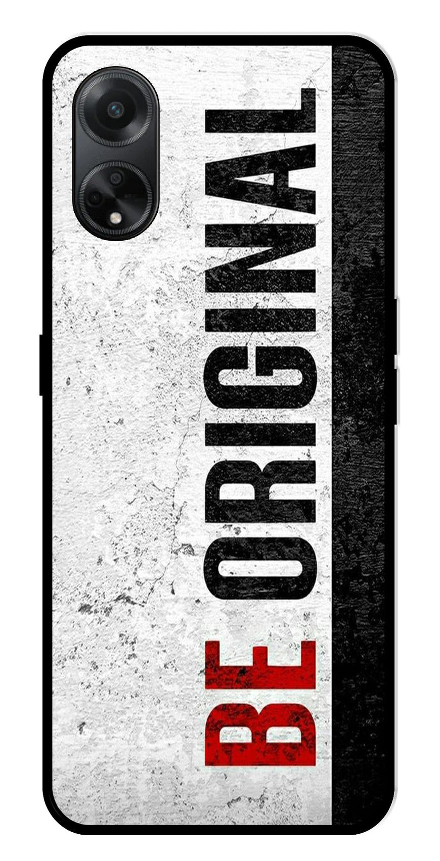 Be Original Metal Mobile Case for Oppo F23 5G    (Design No -38)