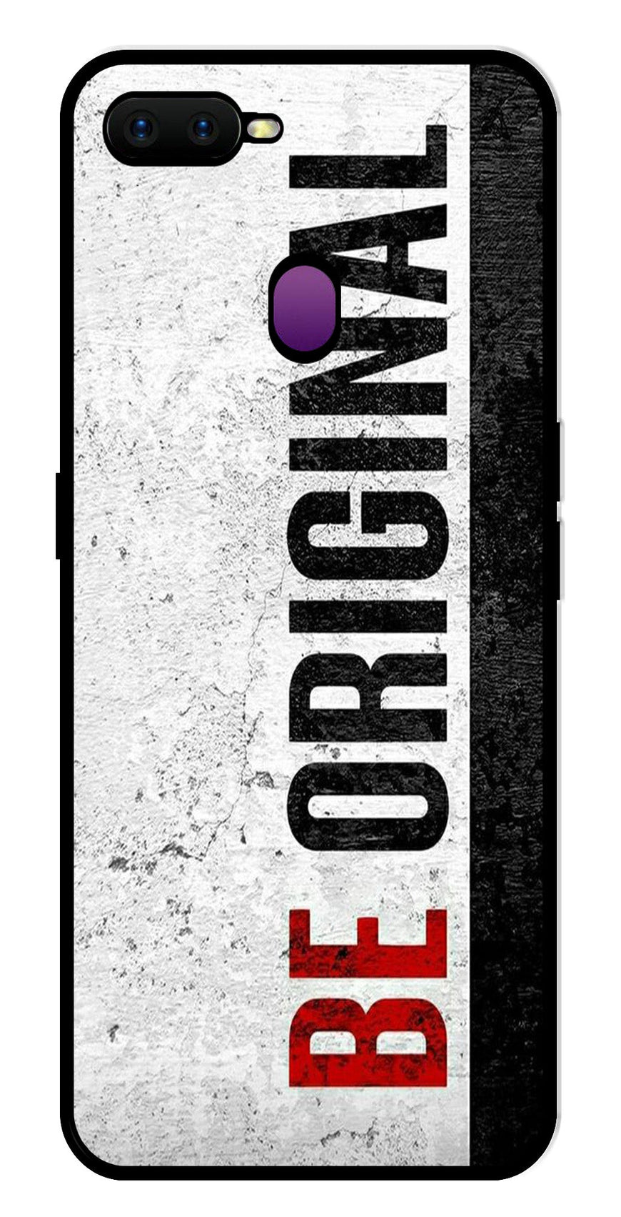 Be Original Metal Mobile Case for Oppo F9   (Design No -38)